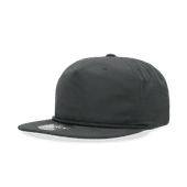 Decky 5 Panel High Profile Relaxed Cotton/Poly Blend Rope Hat 6032