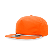 Decky 5 Panel High Profile Relaxed Cotton/Poly Blend Rope Hat 6032