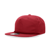 Decky 5 Panel High Profile Relaxed Cotton/Poly Blend Rope Hat 6032