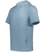 Holloway Youth Ventura Soft Knit Short Sleeve Hoodie 222605 STORM Primary