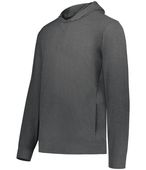 Holloway Youth Ventura Soft Knit Hoodie 222698 CARBON HEATHER Primary