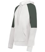 Holloway Ladies Momentum Team Fleece Hoodie 222740 WHITE/IRON Primary