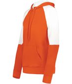 Holloway Ladies Momentum Team Fleece Hoodie 222740 ORANGE/WHITE Primary