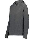 Holloway Ladies Ventura Soft Knit Hoodie 222798 CARBON HEATHER Primary