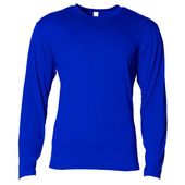 A4 Adult Softek Long Sleeve Tee N3029 ROYAL Primary