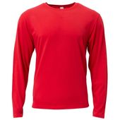 A4 Adult Softek Long Sleeve Tee N3029 SCARLET Primary