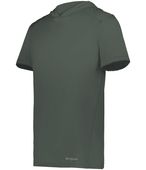 Holloway Coolcore Short Sleeve Hoodie 222142 IRON Primary