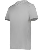 Holloway Coolcore Short Sleeve Hoodie 222142 ATHLETIC GREY Primary