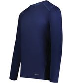 Holloway Youth Coolcore Essential Long Sleeve Tee 222238 NAVY Primary