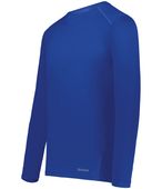 Holloway Youth Coolcore Essential Long Sleeve Tee 222238 ROYAL Primary