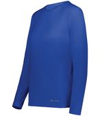 Holloway Ladies Coolcore Essential Long Sleeve Tee 222338 ROYAL Primary
