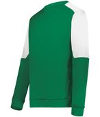 Holloway Momentum Team Fleece Crew 223525 KELLY/WHITE Primary