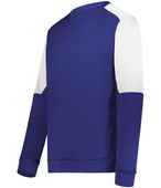Holloway Momentum Team Fleece Crew 223525 PURPLE/WHITE Primary