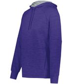 Holloway Ladies All-Pro Performance Fleece Hoodie 223780 PURPLE HEATHER/SILVER Primary