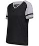 Augusta Girls Fanatic 2.0 Tee 2915 BLACK/GREY HEATHER Primary