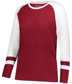 Augusta Girls Fanatic 2.0 Long Sleeve Tee 2918 SCARLET/WHITE Primary