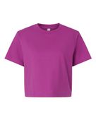 American Apparel Ladies' Fine Jersey Boxy T-Shirt 102AM SUPER PINK Primary