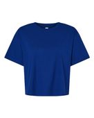 American Apparel Ladies' Fine Jersey Boxy T-Shirt 102AM LAPIS Primary