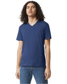 American Apparel Unisex Cvc V-Neck T-Shirt 2006CVC HEATHER INDIGO Primary