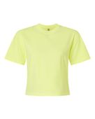 Comfort Colors Ladies' Heavyweight Middie T-Shirt 3023CL NEON LEMON Primary