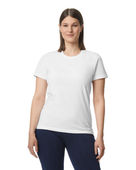 Gildan Ladies' Softstyle Midweight Ladies' T-Shirt G650L WHITE Primary