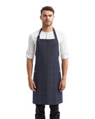 Artisan Collection By Reprime Unisex Regenerate Sustainable Bib Apron RP122 INDIGO DENIM Primary