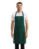 Artisan Collection By Reprime Unisex 'Colours' Sustainable Pocket Bib Apron RP154 BOTTLE Primary