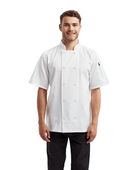 Artisan Collection By Reprime Unisex Short-Sleeve Sustainable Chef's Jacket RP656