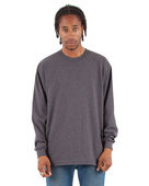 Shaka Wear Adult 7.5 Oz., Max Heavyweight Long-Sleeve T-Shirt SHMHLS CHARCOAL GRY HTH Primary