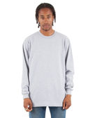 Shaka Wear Adult 7.5 Oz., Max Heavyweight Long-Sleeve T-Shirt SHMHLS HEATHER GREY Primary