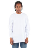 Shaka Wear Adult 7.5 Oz., Max Heavyweight Long-Sleeve T-Shirt SHMHLS WHITE Primary