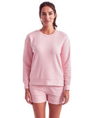 Tridri Ladies' Billie Side-Zip Sweatshirt TD600 LIGHT PINK Primary