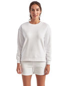 Tridri Ladies' Billie Side-Zip Sweatshirt TD600 WHITE Primary