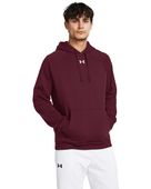 Under Armour Men's Rival Fleece Hoodie 1379757 609 - MAROON/WHITE Primary