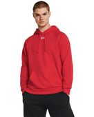 Under Armour Men's Rival Fleece Hoodie 1379757 601 - RED/WHITE Primary