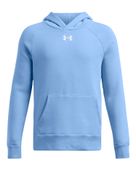 Under Armour Boys' Rival Fleece Hoodie 1379792 465 - HORIZON BLUE/WHITE Primary