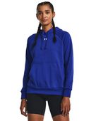 Under Armour Women's Rival Fleece Hoodie 1379500 400 - ROYAL/WHITE Primary