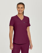 Landau Forward Women's 2-Pocket V-Neck Scrub Top LT101