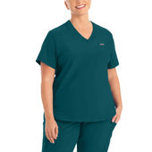 Landau Forward Women's 2-Pocket V-Neck Scrub Top LT101