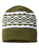 Cap America Usa- Made Diamond Cuffed Knit Beanie CAP-RKD12