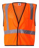 Kishigo Economy Single Pocket Hook-And-Loop Mesh Vest KIS-1193-1194