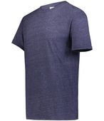 Augusta Youth Core Basic Tri-Blend Tee 6960 NAVY HEATHER Primary
