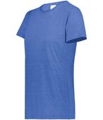 Augusta Ladies Core Basic Tri-Blend Tee 6961 ROYAL HEATHER Primary