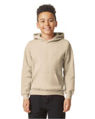 Gildan Youth Softstyle Midweight Fleece Hooded Sweatshirt SF500B SAND Primary