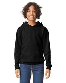 Gildan Youth Softstyle Midweight Fleece Hooded Sweatshirt SF500B BLACK Primary