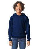 Gildan Youth Softstyle Midweight Fleece Hooded Sweatshirt SF500B NAVY Primary