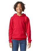 Gildan Youth Softstyle Midweight Fleece Hooded Sweatshirt SF500B RED Primary