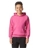 Gildan Youth Softstyle Midweight Fleece Hooded Sweatshirt SF500B PINK LEMONADE Primary