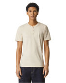American Apparel Unisex Cvc Henley T-Shirt 2004CVC HEATHER BONE Primary
