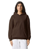 American Apparel Unisex Reflex Fleece Pullover Hooded Sweatshirt RF498 BROWN Primary
